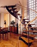 Caspi Residence - Circular Stair w/ Rails