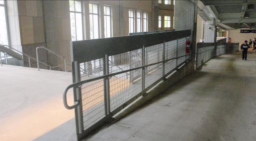 Yankee Stadium - Custom Steel Guard Ramp Railings