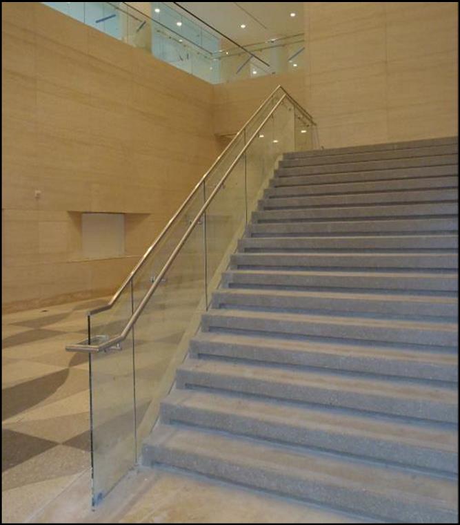 Fordham Law School - Custom Glass Guard Rails