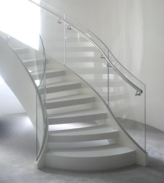 Rowan Residence - Custom Stair w/ Glass Railings