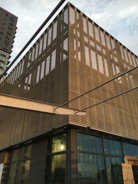 Court Square LIC NY - Eco Screen Wall Support Framing & Trellis Framning